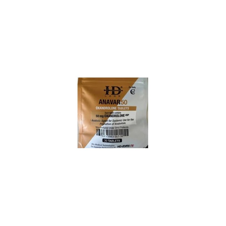 HD Anavar 50mg - 30 tabs